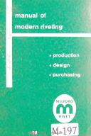 Milford-Milford Rivet, Rivet-Setting, Operations and Maintenance Manual 1947-All Models-05